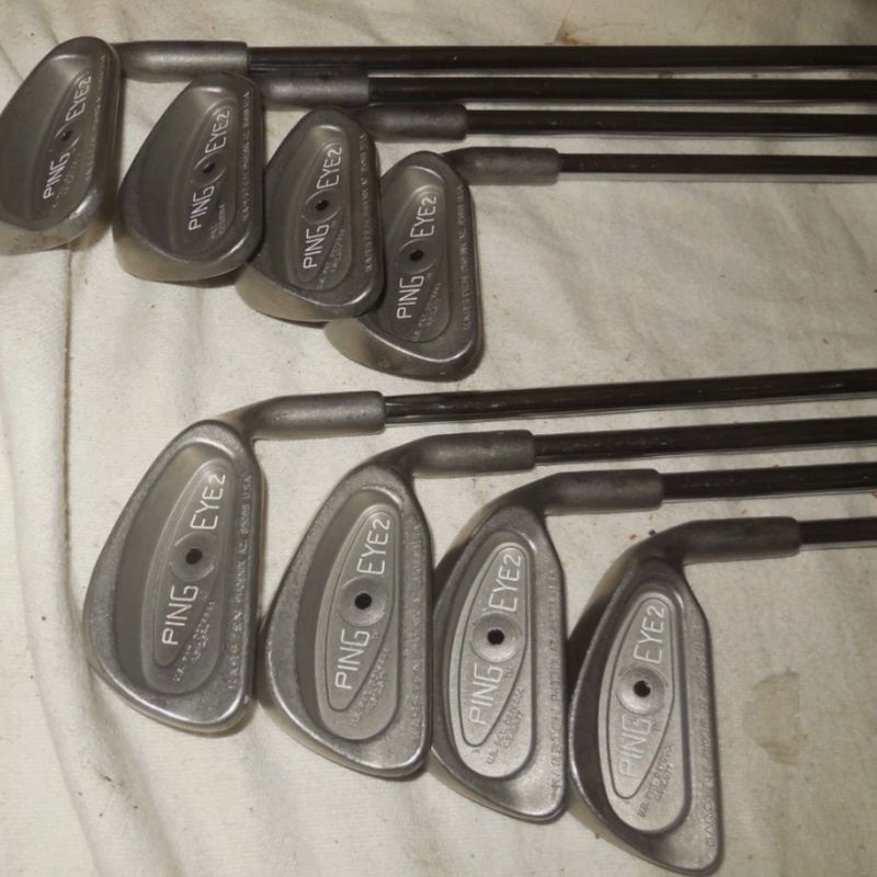 Ping Zing 2 Black Dot Irons 3-9+Wedge /Cushin JZ Regular Steel Shafts/RH