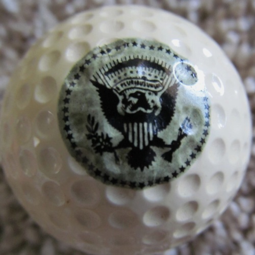 1 OFFICIAL JIMMY CARTER PRESIDENTIAL GOLF BALL IN AN INDIVIDUAL BALL BOX