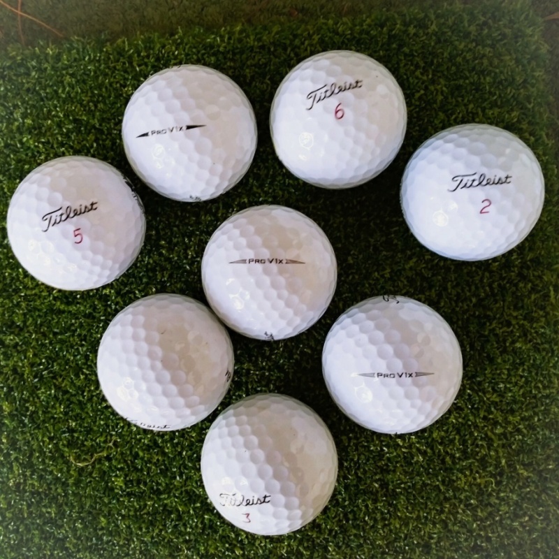 50 Titleist Pro V1X Golf Balls 4A Grade Near Mint